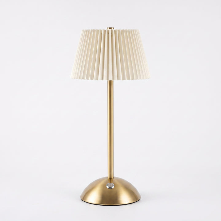 Woodford Pleated Shade Cordless Table Lamp