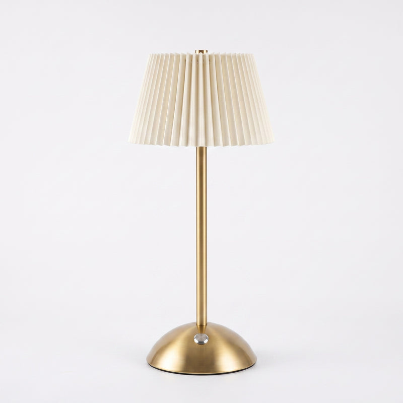 Woodford Pleated Shade Cordless Table Lamp | hero | c88fa482b0479582