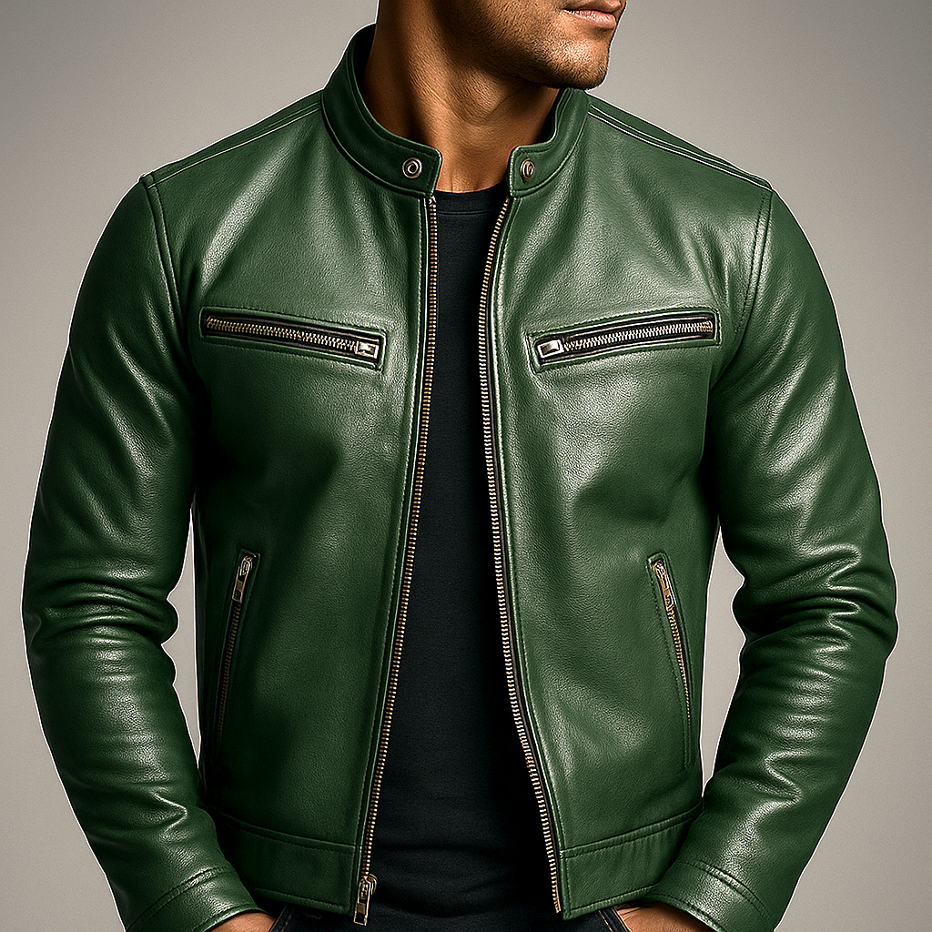 Marcello Leather Biker Jacket
