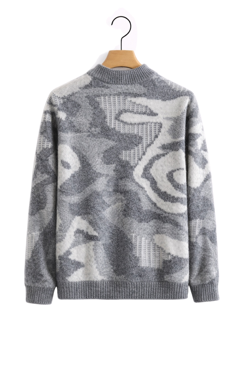 Valen Jacquard Maison Cashmere Sweater