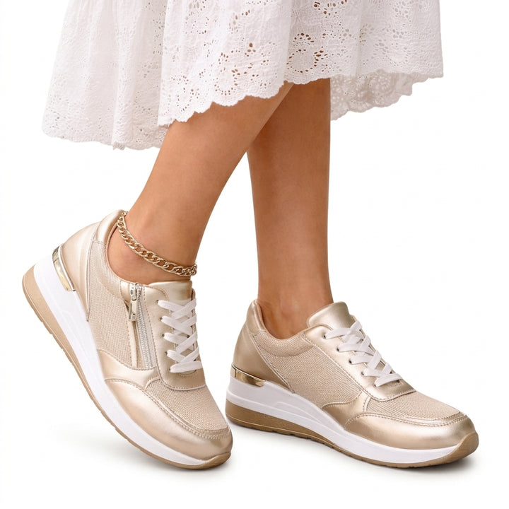 Chloe Lace Up Sneakers