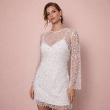 Ava | Shimmering and Sophisticated Women's Glitter Party Dress