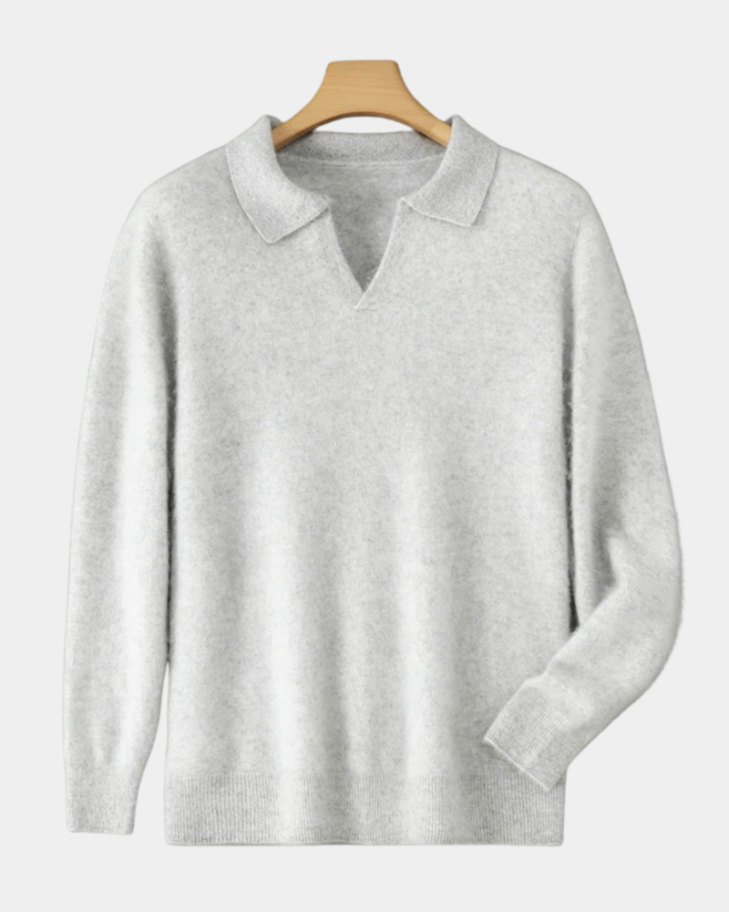 Ashford Cashmere Polo Sweater