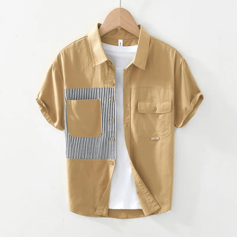 Alcamo Pinstripe Shirt - Charles Thomas