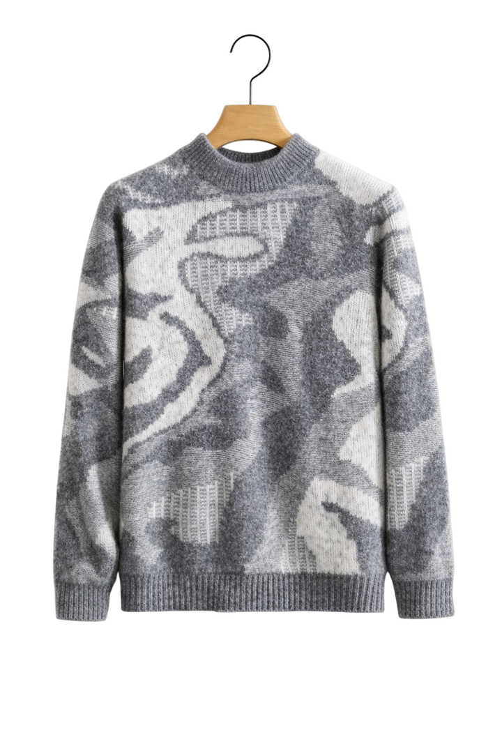 Valen Jacquard Maison Cashmere Sweater