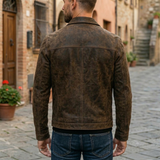 Alessio Fitted Leather Jacket