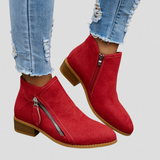 Women’s Zip Ankle Boots – All-Day Comfort Fit