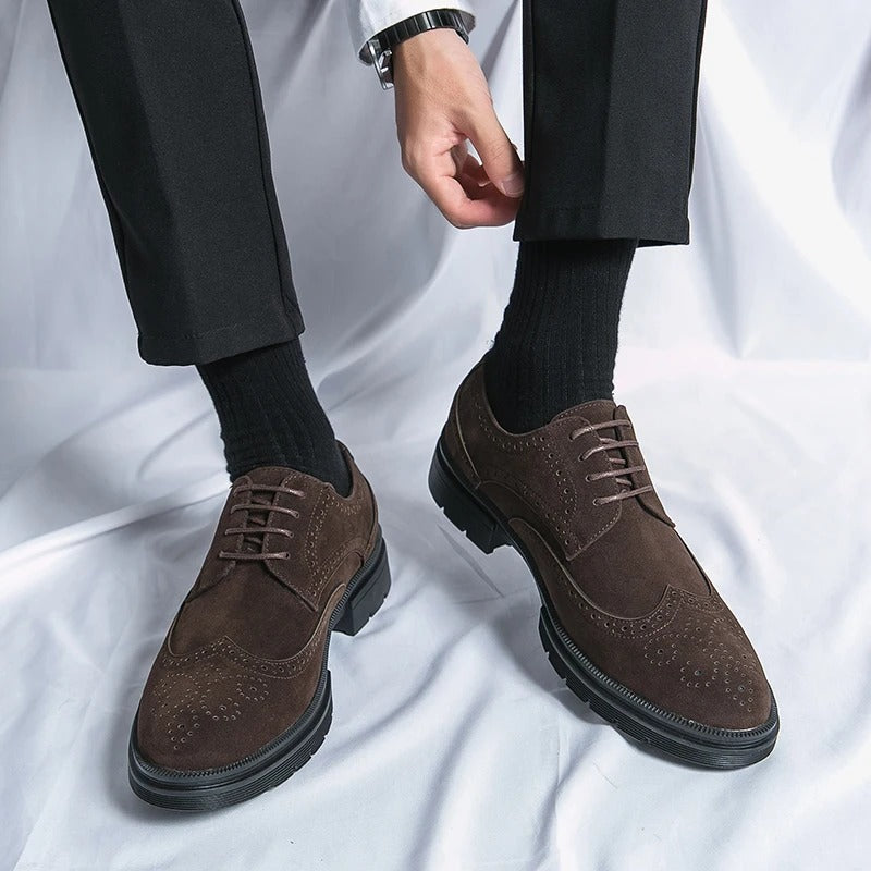 Kingsley Suede Brogue