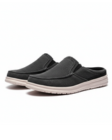 Denim Mule Slip-Ons