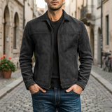 Alessio Fitted Leather Jacket