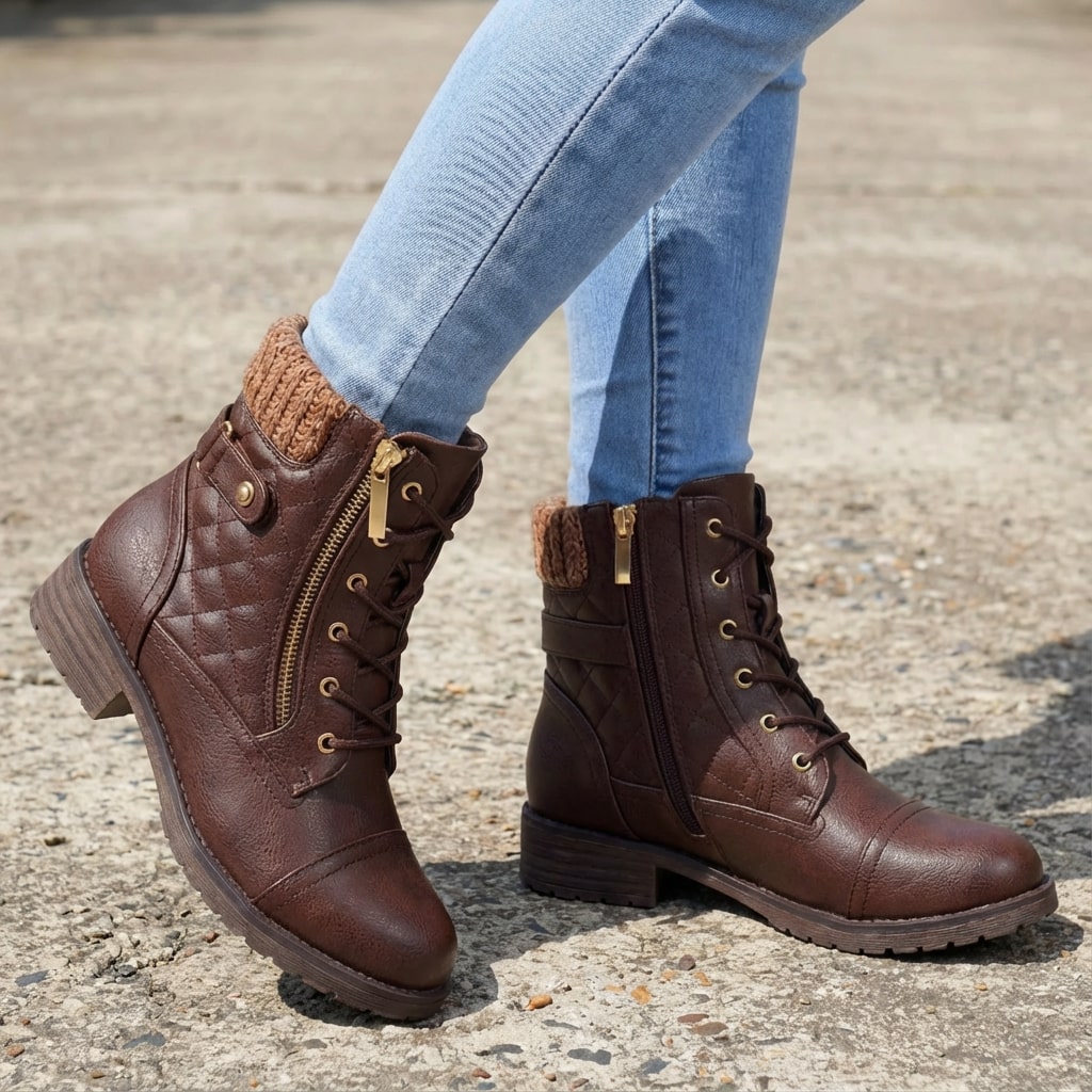 Ancona Leather Ankle Boots