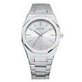 Silver / White