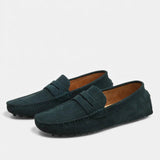 Men’s Slip-On Driver Loafers – Suede Look Casual Elegance