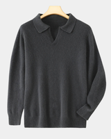 Ashford Cashmere Polo Sweater