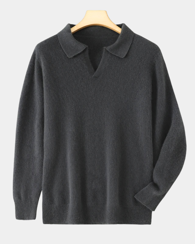 Ashford Cashmere Polo Sweater