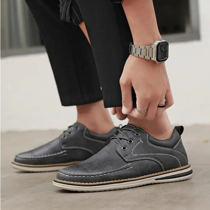 Monroe Leather Moc Oxfords