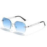 Chainlink Rimless Sunglasses