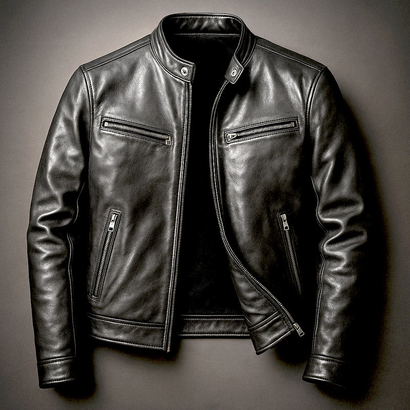 Marcello Leather Biker Jacket