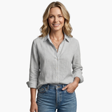 Luneria | Relaxed Fit Button-Down Women’s Shirt