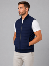Men's Lightweight Quilted Bodywarmer – Full Zip Gilet Vest