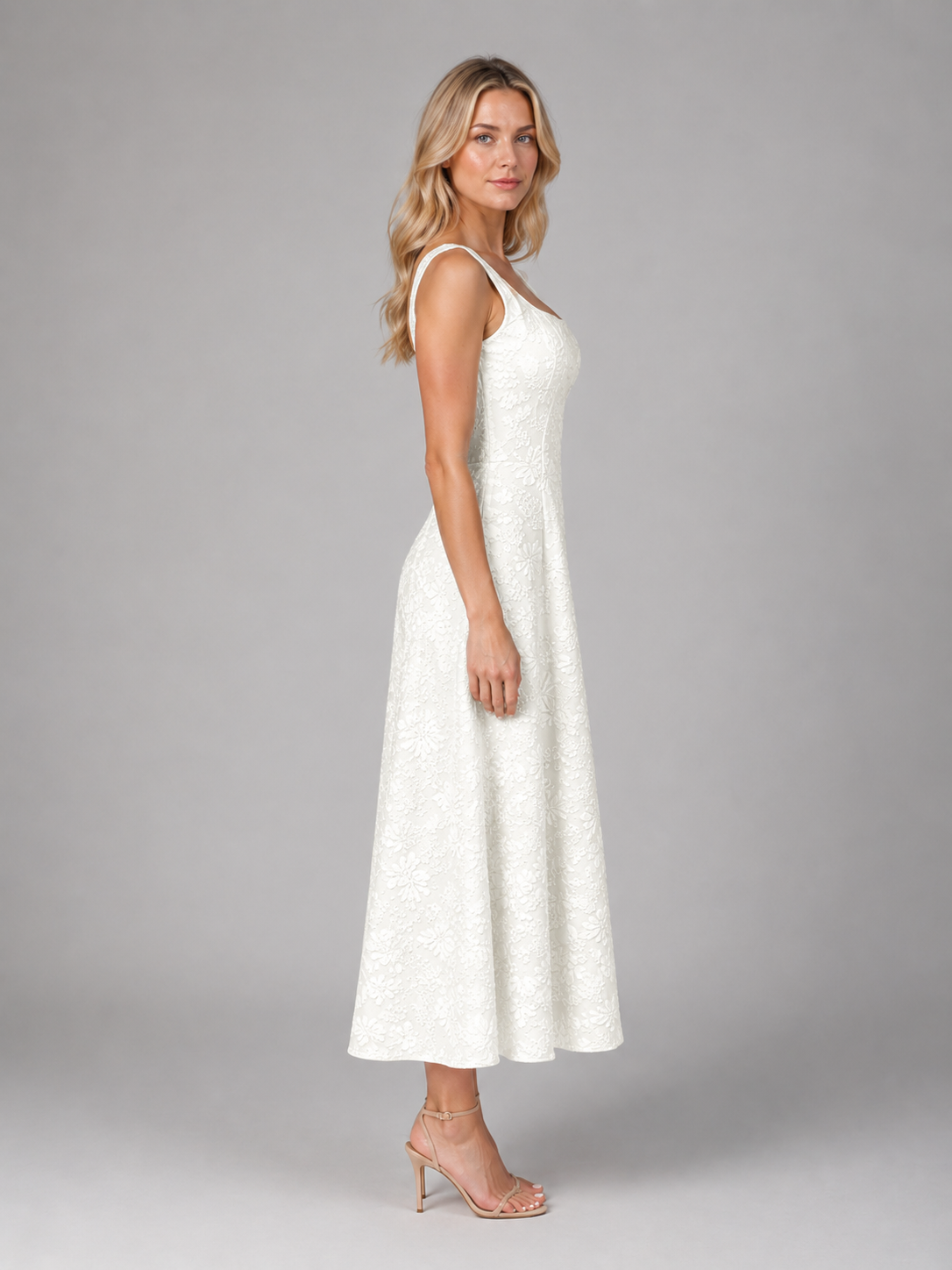 Cosima Jacquard Midi Dress