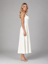Cosima Jacquard Midi Dress