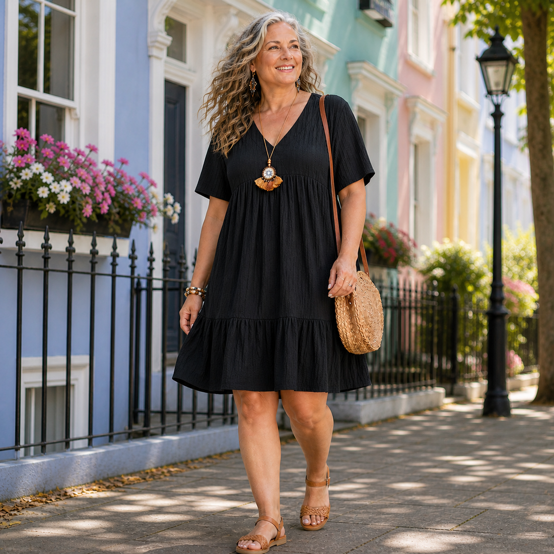 Georgia | Loose Casual Flowy Summer Dress