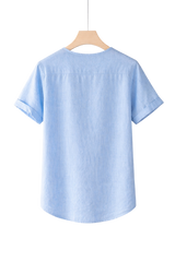 Horizon Henley Linen Shirt