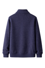 Maison Cashmere Velouré Zip Jacket