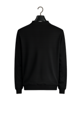 Ribbed Polo Cotton Sweater