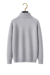 Maison Cashmere Mock-Neck Henley