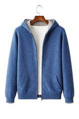 Valerio Maison Wool Reversible Zip Hoodie
