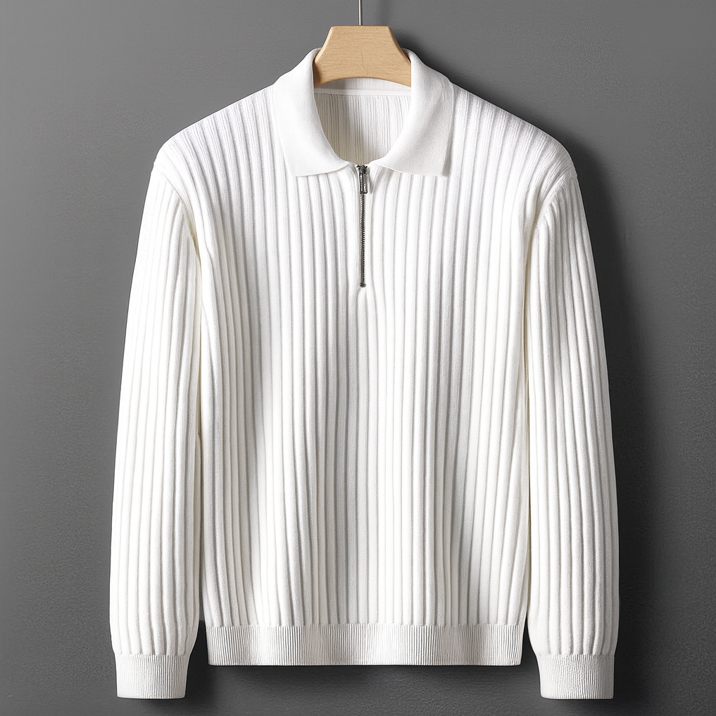 Portwell Rib Knit Zip