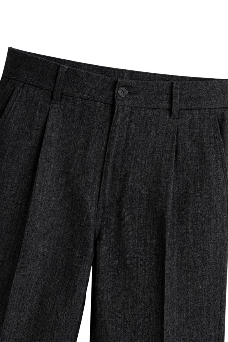 Novaro Tailored Cotton Trousers