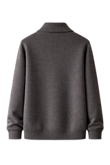 Maison Cashmere Velouré Zip Jacket
