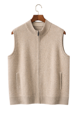 Luciani Cashmere Zip Vest