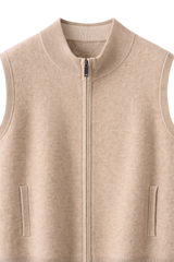 Luciani Cashmere Zip Vest