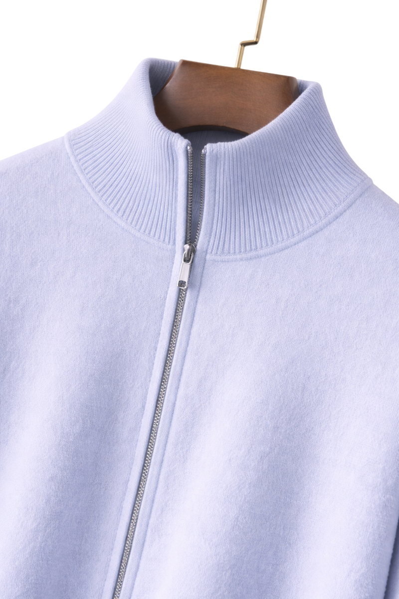 Santoro Maison Cashmere Wool Zip Jacket