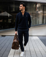 Vaughn Quarter Zip Sweater