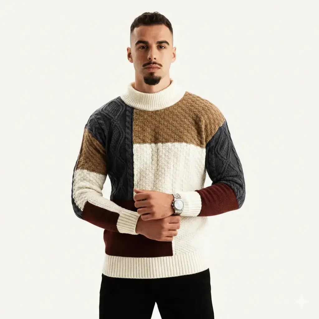 Montreux Panel Knit Sweater