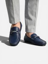 Men’s Leather Loafers – Cushioned Slip-On Dress Shoes