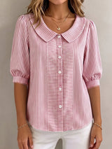 Camila | Elegant And Timeless Striped Blouse