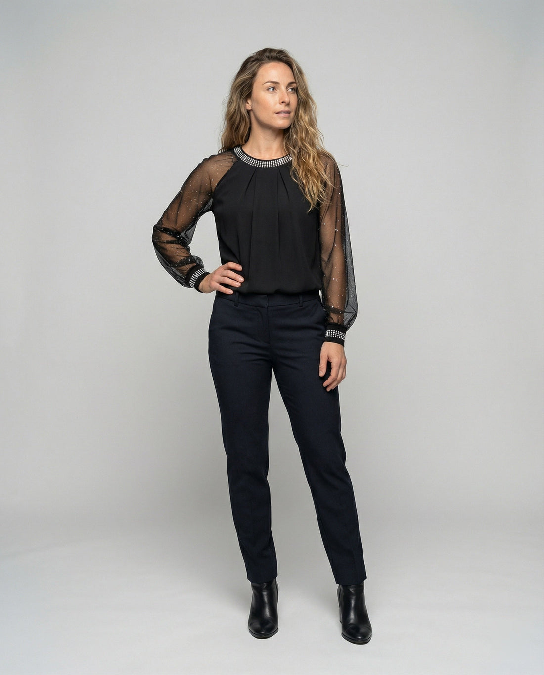 Helaine | Elegant, Soft & Chic Women's Sequin Top