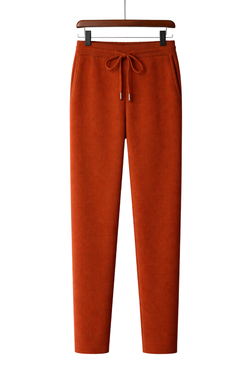 Wool Knit Straight Pant