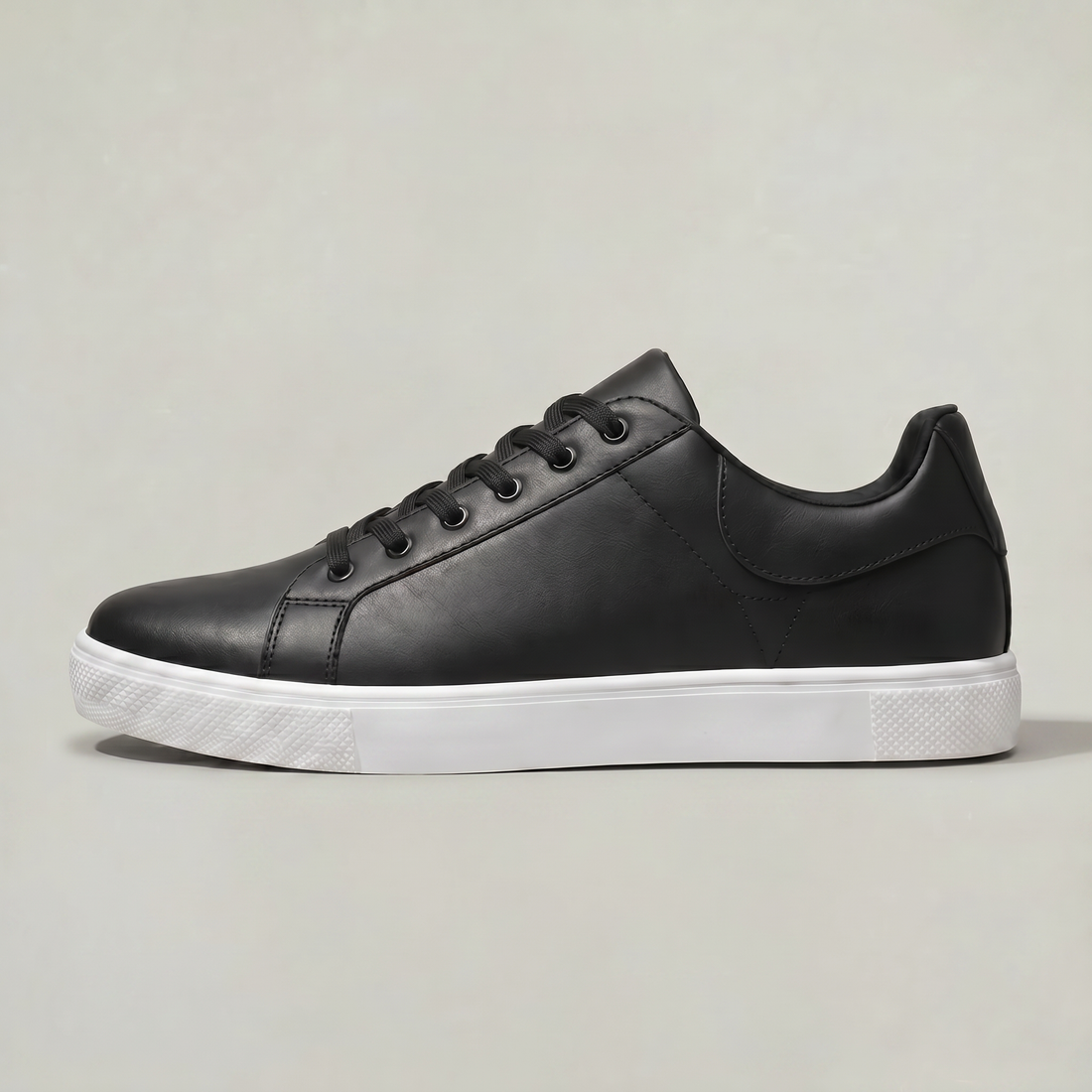 Men's Leather Lace Up Low Top Sneakers