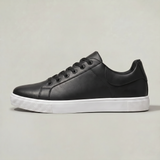 Men's Leather Lace Up Low Top Sneakers