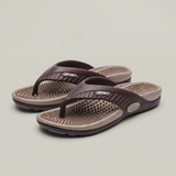 Men's Lightweight Beach Flip Flop Sandals With Textured Footbed