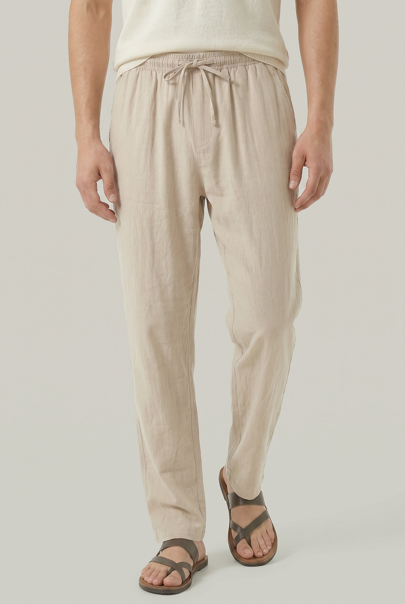 Callum Linen Drawstring Pants