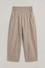 Women's Cotton Linen Wide Leg Trousers