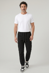 Men's Slim Fit Cotton Cargo Trousers